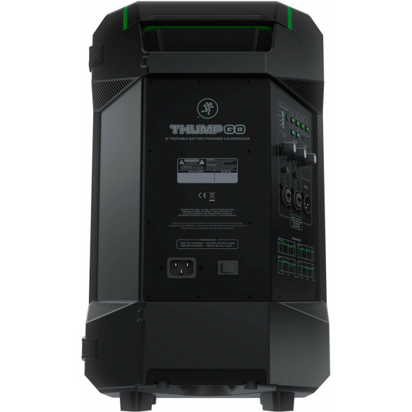 Mackie THUMP GO, Altavoz portatil a batería de 200 vatios y hasta 12 horas de duración de la batería.