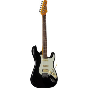 Eko ST350-BLK Guitarra Eléctrica Starter HSS Negra