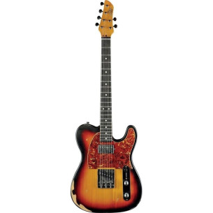 Guitarra EKO tipo telecaster con cuerpo de paulownia, mástil de arce y diapasón de Roupanà