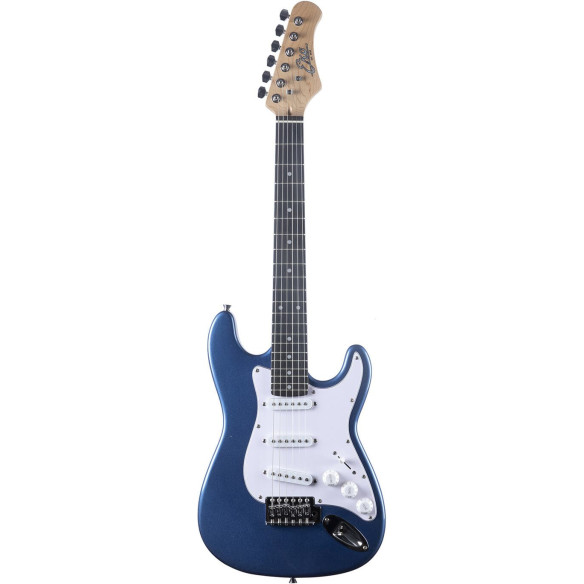 Eko ST100 Guitarra Eléctrica Tipo Strato 3/4 Azul Metálico