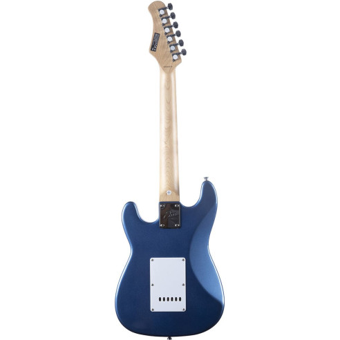Eko ST100 Guitarra Eléctrica Tipo Strato 3/4 Azul Metálico