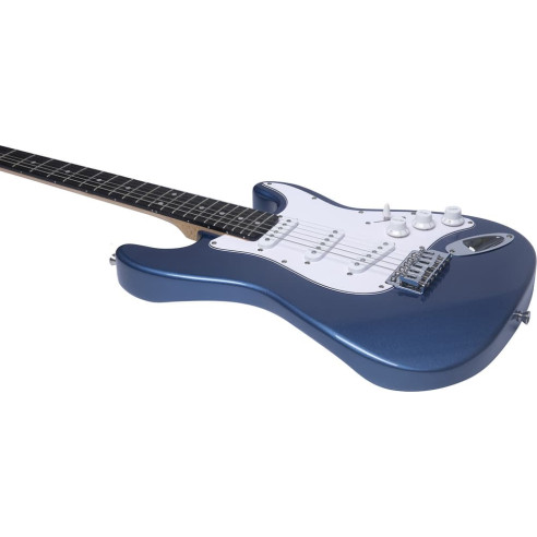 Eko ST100 Guitarra Eléctrica Tipo Strato 3/4 Azul Metálico