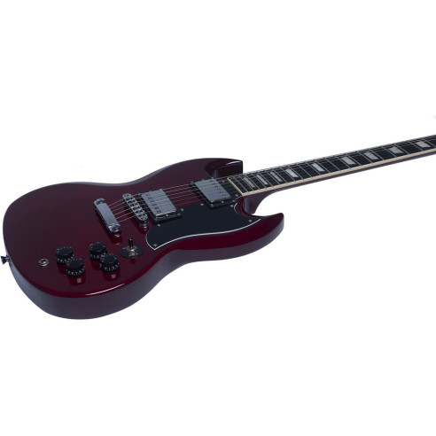 Eko DV300-RED Guitarra eléctrica Tipo SG Roja