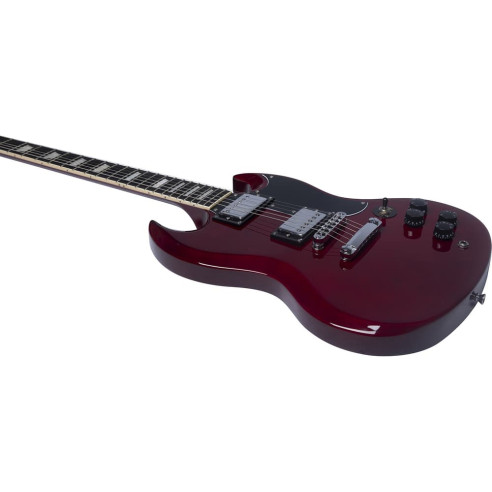 Eko DV300-RED Guitarra eléctrica Tipo SG Roja