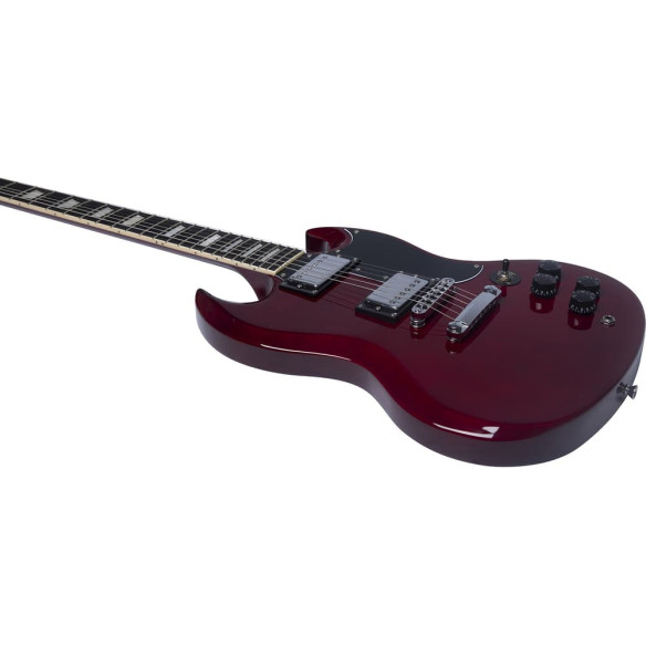 Eko DV300-RED Guitarra eléctrica Tipo SG Roja