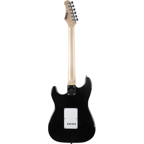 Eko ST100-BLK Guitarra Eléctrica Tipo Strato Negra