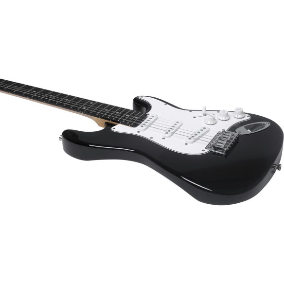 Eko ST100-BLK Guitarra Eléctrica Tipo Strato Negra