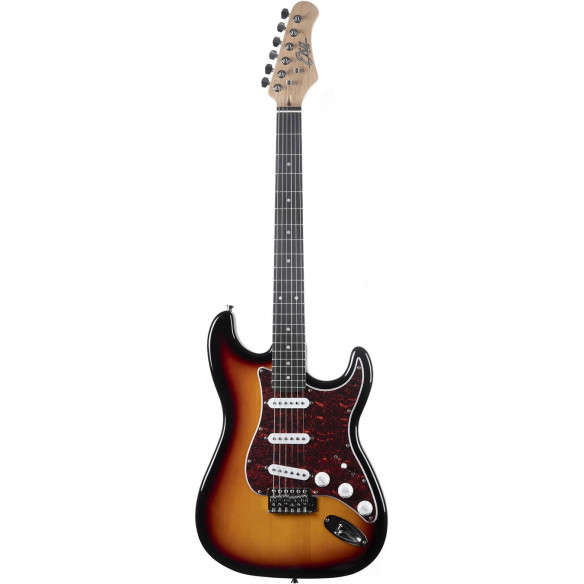 Eko ST100-SB Guitarra Eléctrica Tipo Strato Sunburst