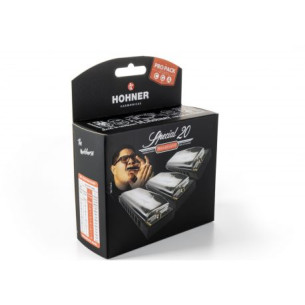 Hohner Pack 3 Armónicas SPECIAL 20 NEW C , G , A (DO,SOL,LA)