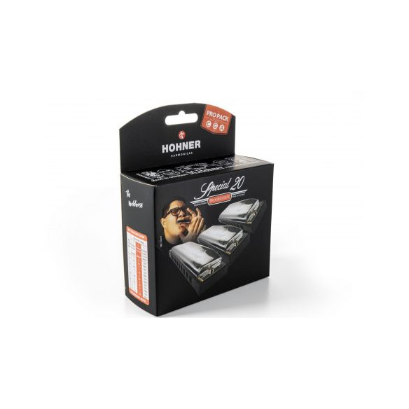 Hohner Pack 3 Armónicas SPECIAL 20 NEW C , G , A (DO,SOL,LA)