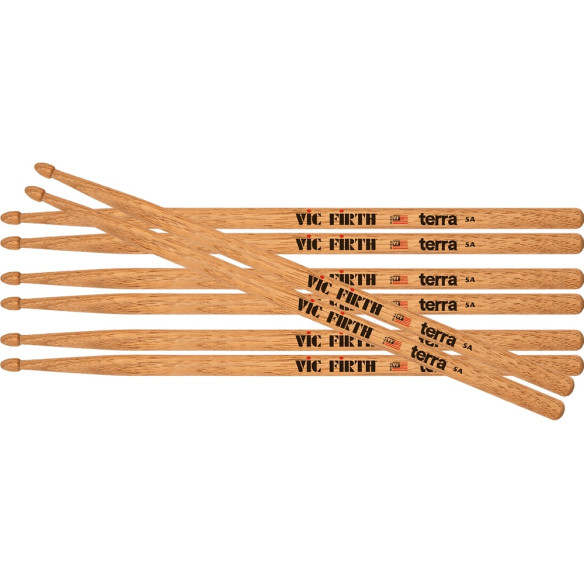 Vic Firth Pack 4 Pares Baquetas TERRA 5AT American Classic Vic Firth Pack 4 Pares Baquetas TERRA 5AT American Classic