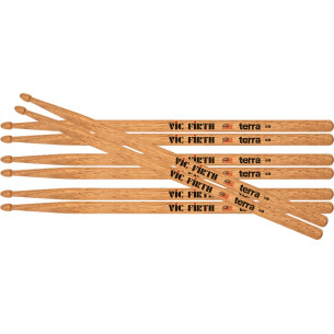 Vic Firth Pack 4 Pares Baquetas TERRA 5BT American Classic