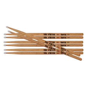 Vic Firth Pack 4 Pares Baquetas TERRA 7ATN American Classic Nylon