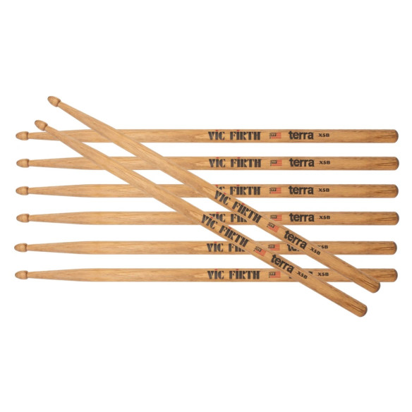 Vic Firth Pack 4 Pares Baquetas TERRA X5BT American Classic