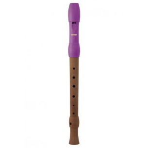 Hohner 9585-1 Flauta Soprano Mixta 2p Dig. Alemana Alegra Rosa