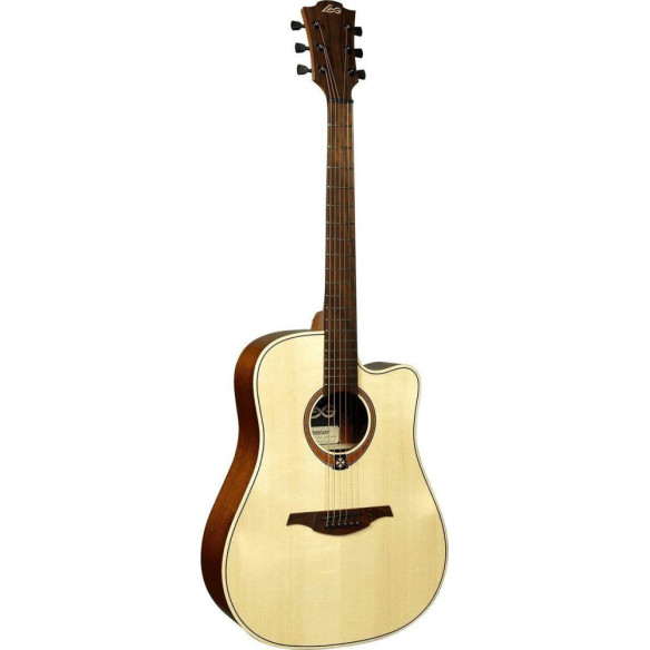 Lag Tramontane T70DC Guitarra Acústica Dreadnought con Cutaway