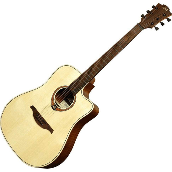 Lag Tramontane T70DC Guitarra Acústica Dreadnought con Cutaway