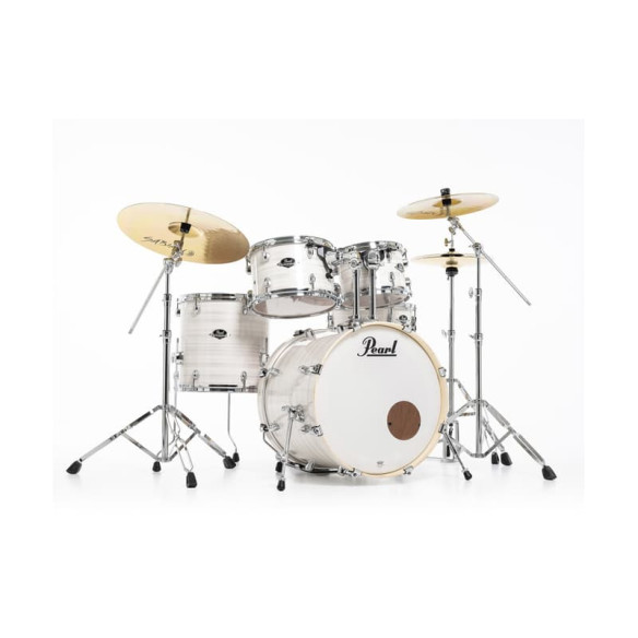 comprar bateria Pearl Export EXX EXX705NBR Slipstream White (C777) con set de herrajes y pack de platos SABIAN SBR.