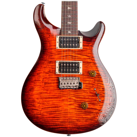 PRS SE CUSTOM 24 LTD Orange Tiger Smokeburst Guitarra Eléctrica