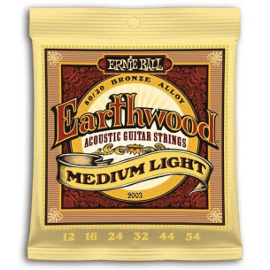 Ernie Ball EB2003 Juego Cuerdas Guitarra Acústica