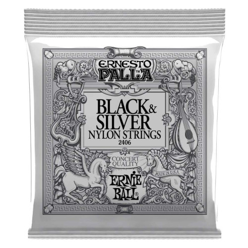 Juego de cuerdas para Guitarra Clásica Ernie Ball Ernesto Palla 2406 Clear & Silver de tensión media