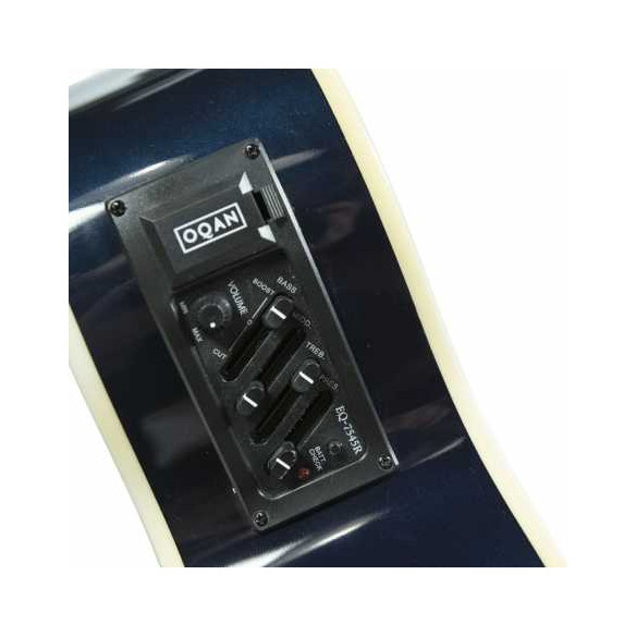 Oqan QGA-41CE/BLUE Guitarra Electroacústica