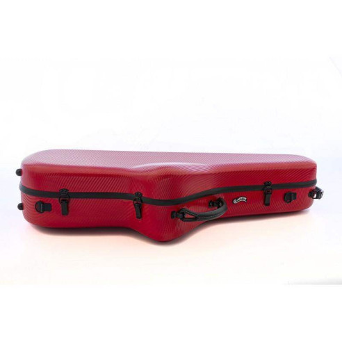 Estuche para saxo tenor con forma fabricado en policarbonato Artist Dynamic en color rojo.