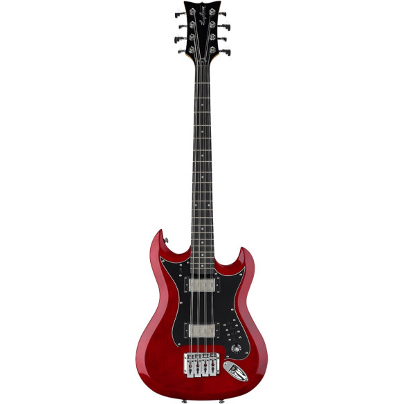 Hagstrom H8II 8 Cuerdas Wild Cherry Transparent
