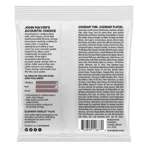 Ernie Ball EB2346 Juego Acústica Earthwood Bell Bronze 12-54 2