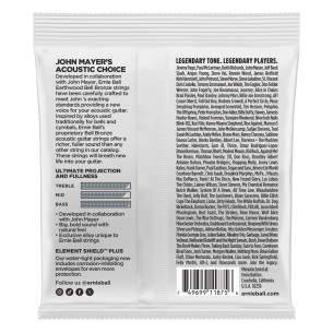 Ernie Ball EB2348 Juego Acústica Earthwood Bell Bronze 11-52 2