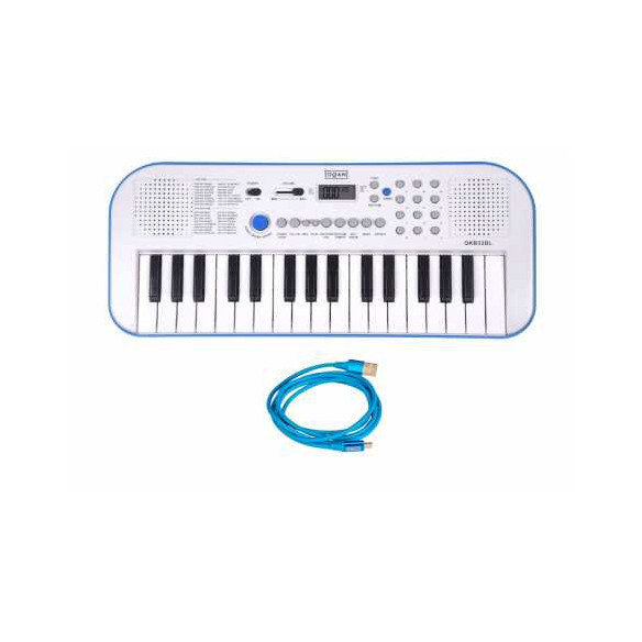 Oqan QKB32BL MINI TECLADO 32 Teclas Azul con Cable USB