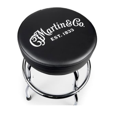 Taburete CF Martin cromado con Logo