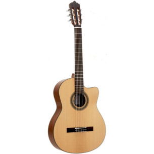 Guitarra Clásica Veelah CCTSN con tapa de Abeto y aros y fondo de Caoba