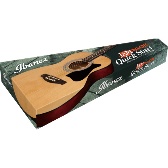 Ibanez VC50NJP-OPN JAMPACK Pack de Guitarra Acústica