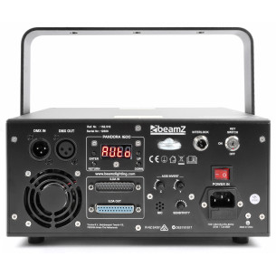 BeamZ Pandora 1600 Laser TTL RGB,Rojo (300mW), Verde (200mW) y Azul (800mW) 2