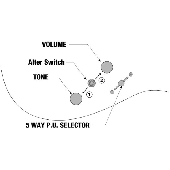 Ibanez AZ2402-AGM Guitarra eléctrica prestige