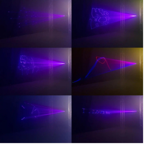 BeamZ POLLUX 2500 Laser Analógico RGB Módulos láser rojo (600 mW), verde (800 mW) y azul (1100 mW)
