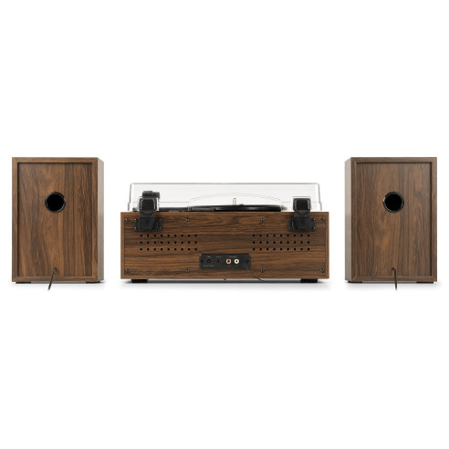 Audizio BOSTON Tocadiscos retro con altavoces