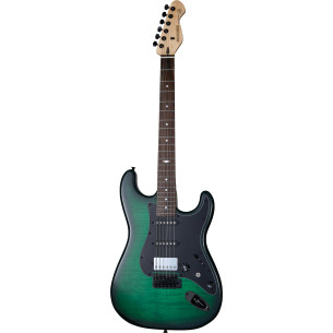 Mooer MSC31 PRO Green burst Guitarra eléctrica