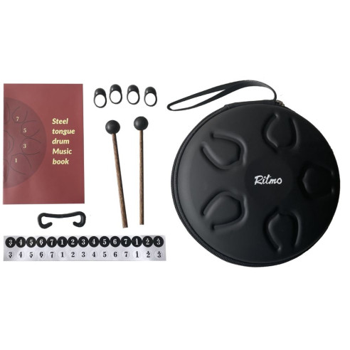 Ritmo TD8GD Mini Tongue Drum 6" - 8 Notas Dorado