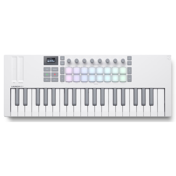 Novation LAUNCHKEY MINI 37 MK4 White Teclado controlador 37 mini teclas