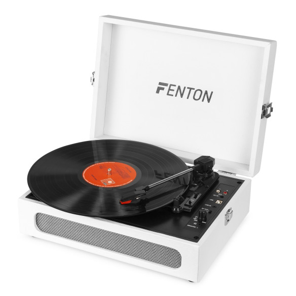 Fenton RP118F Tocadiscos vintage con entrada/salida bluetooth y USB - Beige