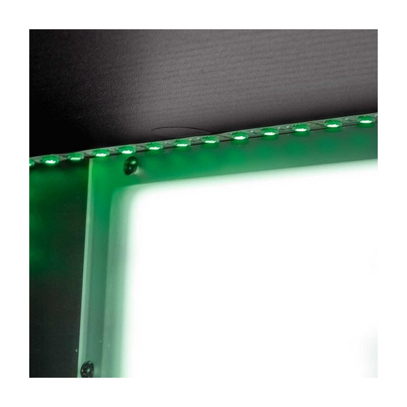 Mueble para DJ RELOOP Glorious Gigbar Black Para 2 platos giradiscos en posición vertical más 1 mesa de mezclas de 4 ch