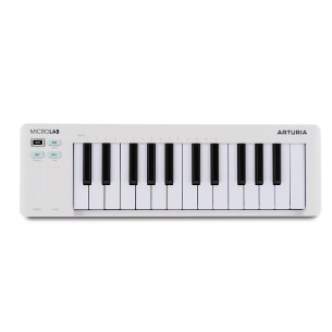 Arturia MICROLAB MK3 White Teclado controlador 25 teclas