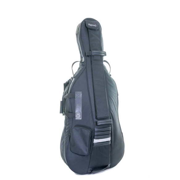 Rapsody ACRB Funda cello 4/4 con ruedas, negra