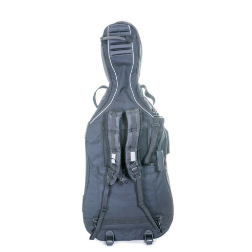 Rapsody ACRB Funda cello 4/4 con ruedas, negra