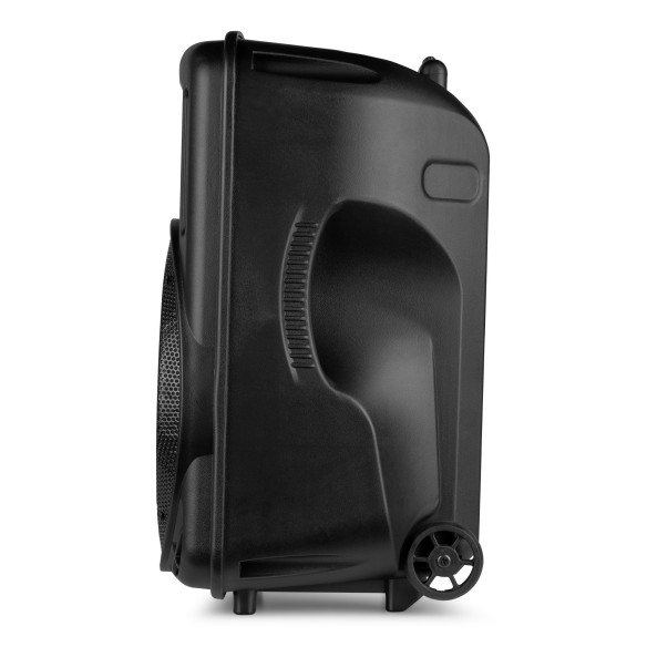 Fenton FT12LED MK2 Altavoz portátil con batería, 12" 700W, Bluetooth y Micrófono UHF