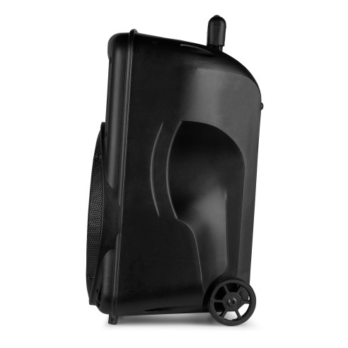 Fenton FT10LED MK2 Altavoz portátil con batería, 10" 450W, Bluetooth y Micrófono UHF