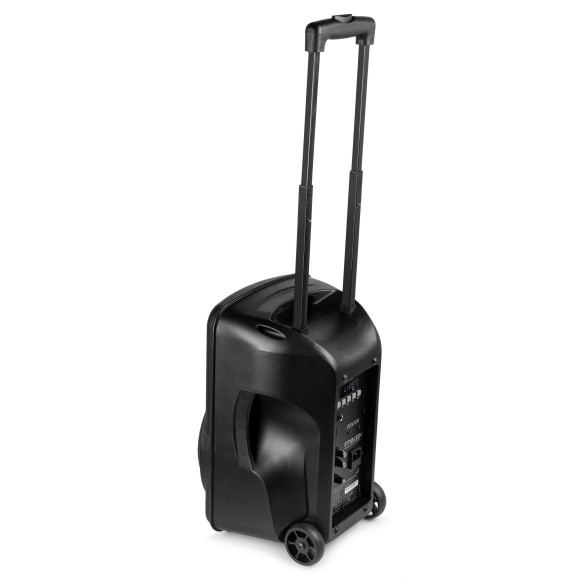 Fenton FT10LED MK2 Altavoz portátil con batería, 10" 450W, Bluetooth y Micrófono UHF