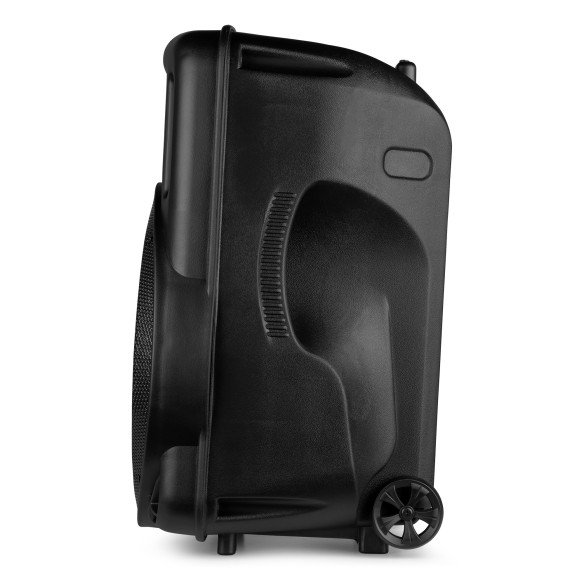 Fenton FT15LED MK2 Altavoz portátil con batería, 15" 800W, Bluetooth y Micrófono UHF